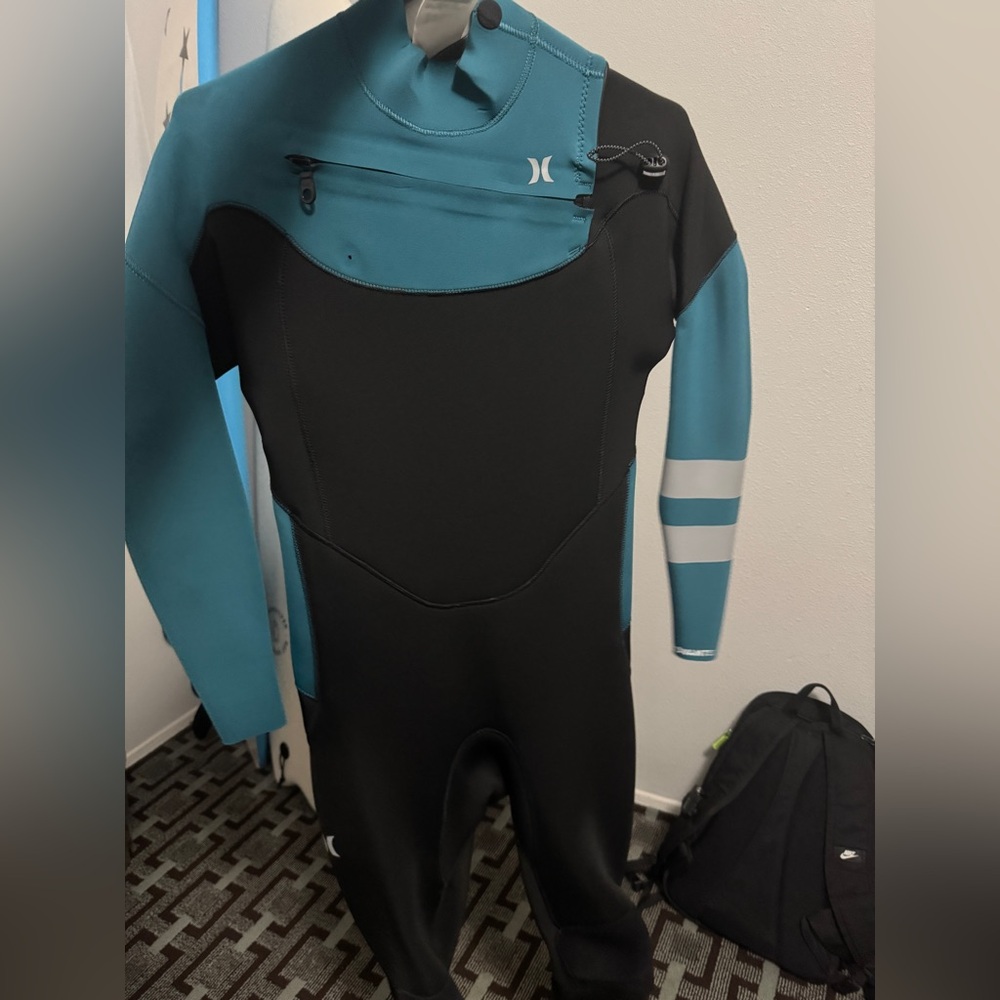 Hurley Teal and Black Surf Full Wetsuit